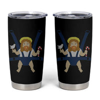 Funny Christmas Baby Jesus Tumbler Cup Xmas Christian Little Boy - Wonder Print Shop
