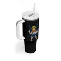 Funny Christmas Baby Jesus Tumbler With Handle Xmas Christian Little Boy - Wonder Print Shop