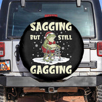 Funny Sagging But Still Gagging Christmas Frog Spare Tire Cover Funny Cringe Meme Gag Humor - Wonder Print Shop