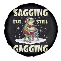 Funny Sagging But Still Gagging Christmas Frog Spare Tire Cover Funny Cringe Meme Gag Humor - Wonder Print Shop