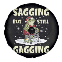 Funny Sagging But Still Gagging Christmas Frog Spare Tire Cover Funny Cringe Meme Gag Humor - Wonder Print Shop