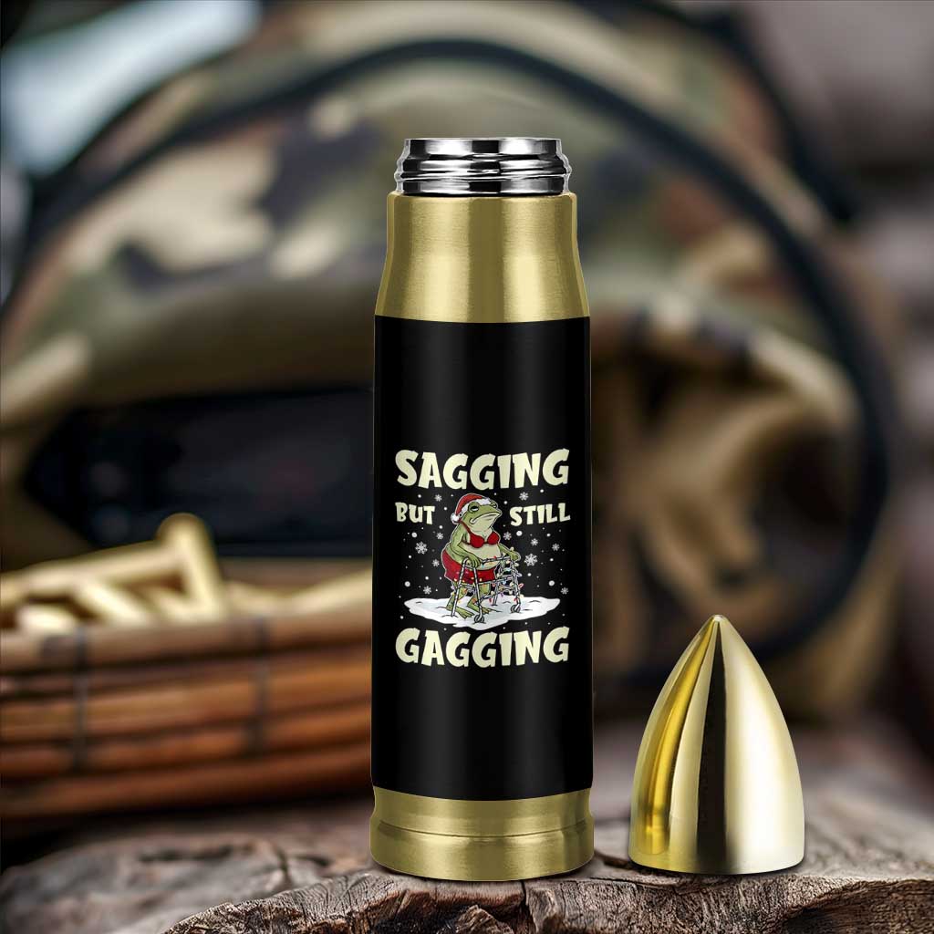 Funny Sagging But Still Gagging Christmas Frog Bullet Tumbler Funny Cringe Meme Gag Humor - Wonder Print Shop