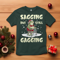 Funny Sagging But Still Gagging Christmas Frog T Shirt Funny Cringe Meme Gag Humor - Wonder Print Shop