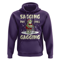 Funny Sagging But Still Gagging Christmas Frog Hoodie Funny Cringe Meme Gag Humor - Wonder Print Shop