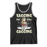Funny Sagging But Still Gagging Christmas Frog Tank Top Funny Cringe Meme Gag Humor - Wonder Print Shop