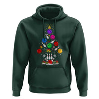 Funny Bowling Christmas Tree Lights Xmas Bowler Hoodie - Wonder Print Shop