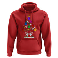 Funny Bowling Christmas Tree Lights Xmas Bowler Hoodie - Wonder Print Shop