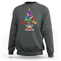 Funny Bowling Christmas Tree Lights Xmas Bowler Sweatshirt - Wonder Print Shop