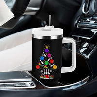 Funny Bowling Christmas Tree Lights Xmas Bowler Tumbler With Handle - Wonder Print Shop