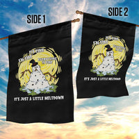 Funny It Is Fine I Am Fine Everything Is Fine Its Just A Little Meltdown Garden Flag Christmas Snowman - Wonder Print Shop
