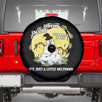 Funny It Is Fine I Am Fine Everything Is Fine Its Just A Little Meltdown Spare Tire Cover Christmas Snowman - Wonder Print Shop
