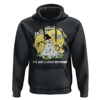 Funny It Is Fine I Am Fine Everything Is Fine Its Just A Little Meltdown Hoodie Christmas Snowman - Wonder Print Shop