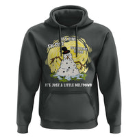 Funny It Is Fine I Am Fine Everything Is Fine Its Just A Little Meltdown Hoodie Christmas Snowman - Wonder Print Shop