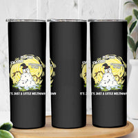 Funny It Is Fine I Am Fine Everything Is Fine Its Just A Little Meltdown Skinny Tumbler Christmas Snowman - Wonder Print Shop