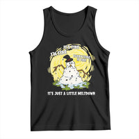 Funny It Is Fine I Am Fine Everything Is Fine Its Just A Little Meltdown Tank Top Christmas Snowman - Wonder Print Shop