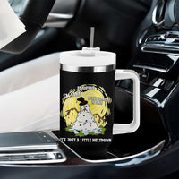 Funny It Is Fine I Am Fine Everything Is Fine Its Just A Little Meltdown Tumbler With Handle Christmas Snowman - Wonder Print Shop