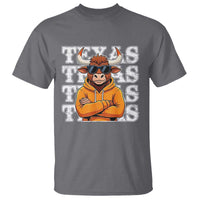 Texas Fan T Shirt Longhorns Cow Texas Pride Sport Lover - Wonder Print Shop