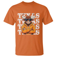 Texas Fan T Shirt Longhorns Cow Texas Pride Sport Lover - Wonder Print Shop