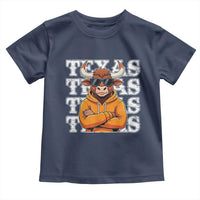 Texas Fan Toddler T Shirt Longhorns Cow Texas Pride Sport Lover - Wonder Print Shop
