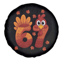 67 Thanksgiving Spare Tire Cover Funny Turkey Thanksgiving Six Seven Meme - Wonder Print Shop