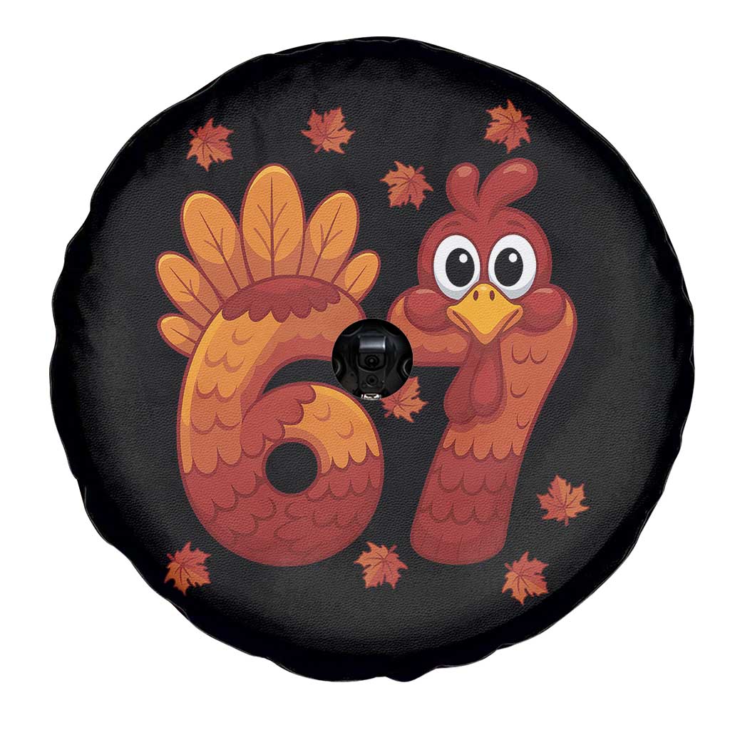 67 Thanksgiving Spare Tire Cover Funny Turkey Thanksgiving Six Seven Meme - Wonder Print Shop