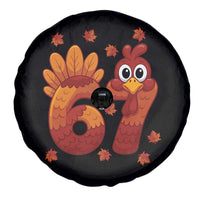 67 Thanksgiving Spare Tire Cover Funny Turkey Thanksgiving Six Seven Meme - Wonder Print Shop