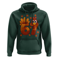 67 Thanksgiving Hoodie Funny Turkey Thanksgiving Six Seven Meme - Wonder Print Shop
