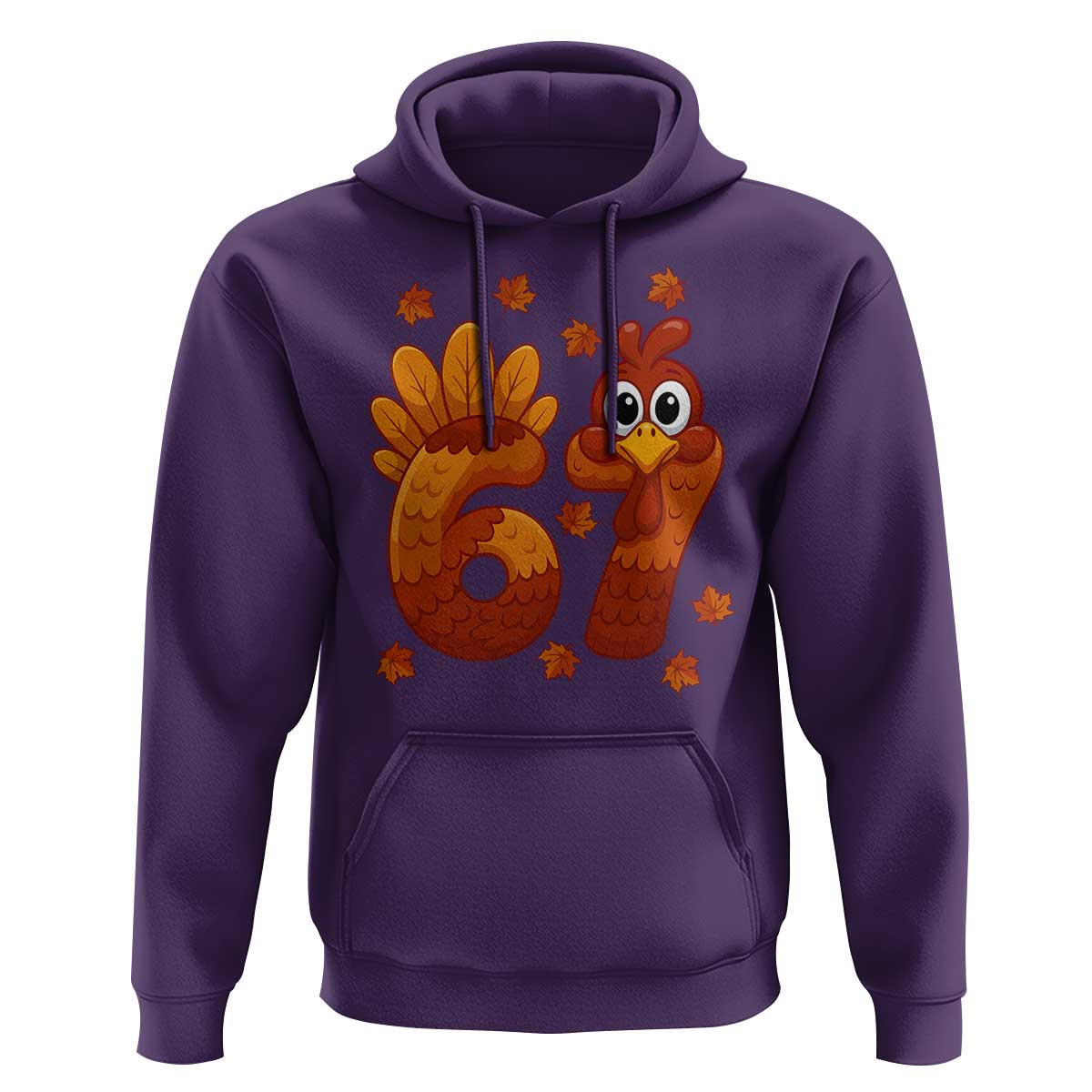 67 Thanksgiving Hoodie Funny Turkey Thanksgiving Six Seven Meme - Wonder Print Shop