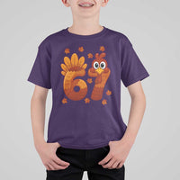 67 Thanksgiving T Shirt For Kid Funny Turkey Thanksgiving Six Seven Meme - Wonder Print Shop