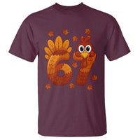 67 Thanksgiving T Shirt Funny Turkey Thanksgiving Six Seven Meme - Wonder Print Shop