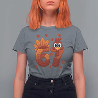 67 Thanksgiving T Shirt For Women Funny Turkey Thanksgiving Six Seven Meme - Wonder Print Shop