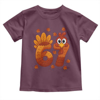 67 Thanksgiving Toddler T Shirt Funny Turkey Thanksgiving Six Seven Meme - Wonder Print Shop