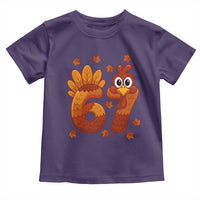 67 Thanksgiving Toddler T Shirt Funny Turkey Thanksgiving Six Seven Meme - Wonder Print Shop