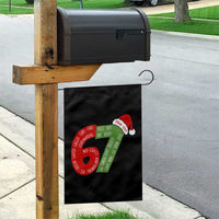 Personalized 67 Christmas Garden Flag Custom Text Rizz Aura Farming Six Seven Meme Gen Alpha - Wonder Print Shop