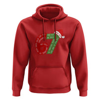 Personalized 67 Christmas Hoodie Custom Text Rizz Aura Farming Six Seven Meme Gen Alpha - Wonder Print Shop