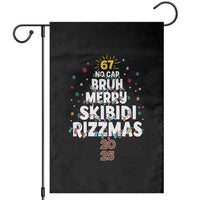 Funny Christmas Six Seven Meme Garden Flag 67 No Cap Bruh Merry Skibidi Rizzmas 2025 - Wonder Print Shop