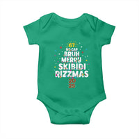 Funny Christmas Six Seven Meme Baby Onesie 67 No Cap Bruh Merry Skibidi Rizzmas 2025 - Wonder Print Shop