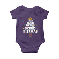 Funny Christmas Six Seven Meme Baby Onesie 67 No Cap Bruh Merry Skibidi Rizzmas 2025 - Wonder Print Shop