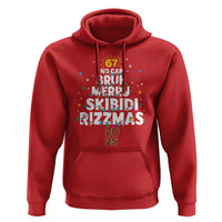 Funny Christmas Six Seven Meme Hoodie 67 No Cap Bruh Merry Skibidi Rizzmas 2025 - Wonder Print Shop