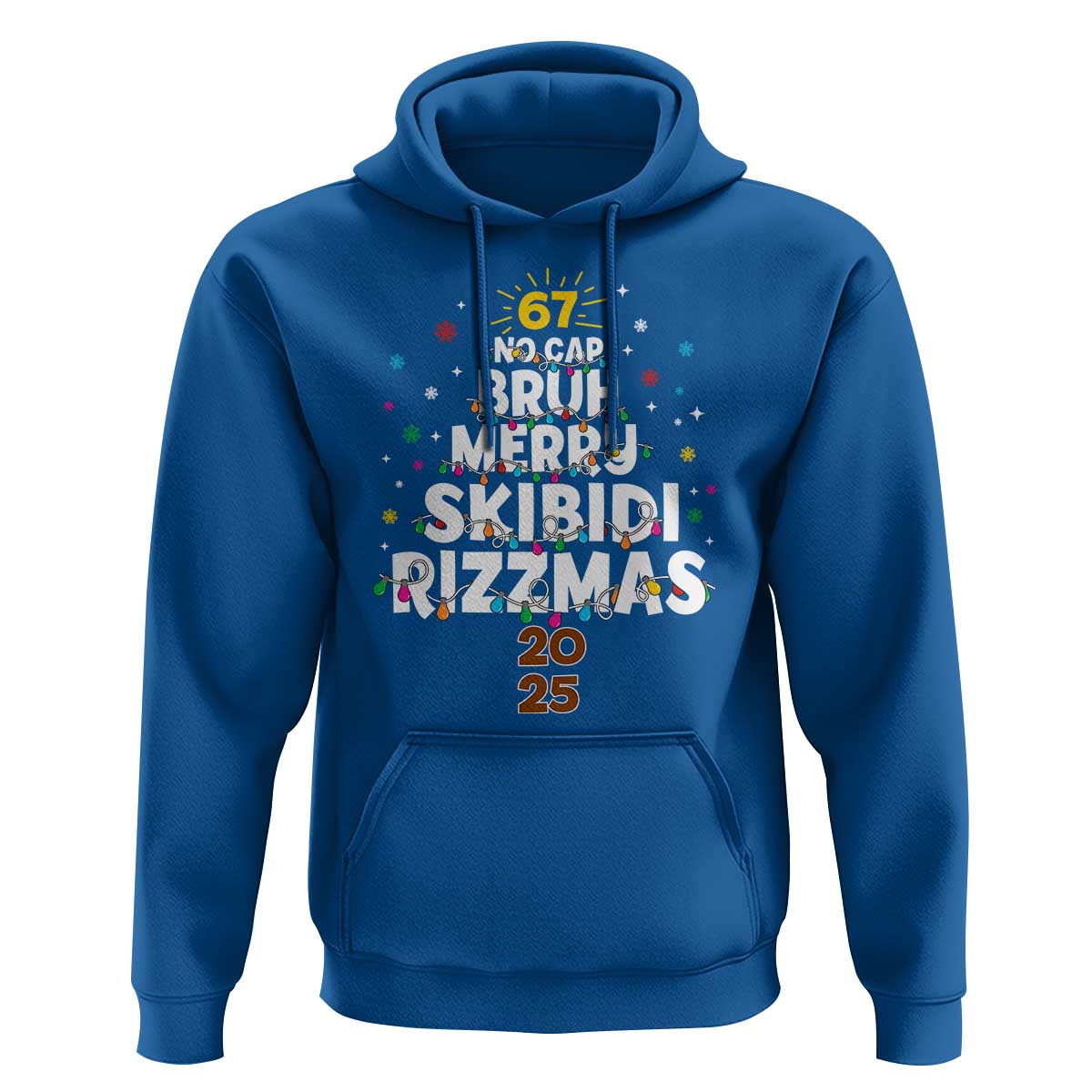 Funny Christmas Six Seven Meme Hoodie 67 No Cap Bruh Merry Skibidi Rizzmas 2025 - Wonder Print Shop