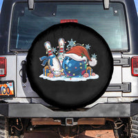 Funny Christmas Bowling Santa Hat Xmas Bowler Spare Tire Cover - Wonder Print Shop
