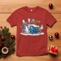 Funny Christmas Bowling Santa Hat Xmas Bowler T Shirt - Wonder Print Shop