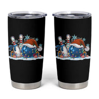 Funny Christmas Bowling Santa Hat Xmas Bowler Tumbler Cup - Wonder Print Shop