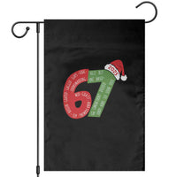 Funny 67 Christmas Garden Flag Rizz Aura Farming Bussin Six Seven Meme Gen Alpha - Wonder Print Shop