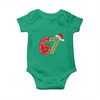 Funny 67 Christmas Baby Onesie Rizz Aura Farming Bussin Six Seven Meme Gen Alpha - Wonder Print Shop