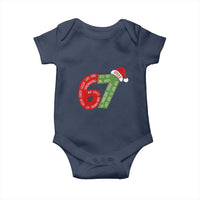 Funny 67 Christmas Baby Onesie Rizz Aura Farming Bussin Six Seven Meme Gen Alpha - Wonder Print Shop