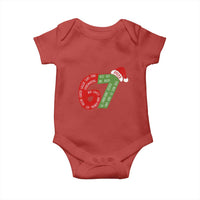 Funny 67 Christmas Baby Onesie Rizz Aura Farming Bussin Six Seven Meme Gen Alpha - Wonder Print Shop