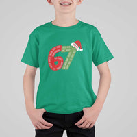 Funny 67 Christmas T Shirt For Kid Rizz Aura Farming Bussin Six Seven Meme Gen Alpha - Wonder Print Shop