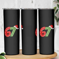 Funny 67 Christmas Skinny Tumbler Rizz Aura Farming Bussin Six Seven Meme Gen Alpha - Wonder Print Shop