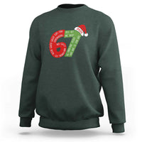 Funny 67 Christmas Sweatshirt Rizz Aura Farming Bussin Six Seven Meme Gen Alpha - Wonder Print Shop